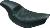 Mustang 84-06 Harley Standard Rear Tire Duke 1PC Regal Seat - Black - 75049