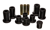 Energy Suspension Frt Control Arm Bushing Set - Black - 4.3168G