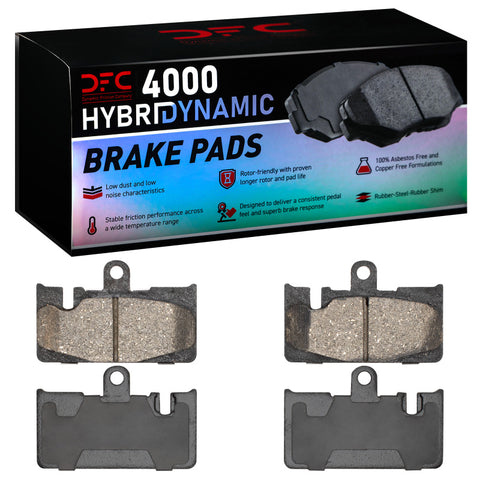 DFC 01-06 Lexus LS430 Rear 4000 Hybridynamic Brake Pads - 4000-0871-00
