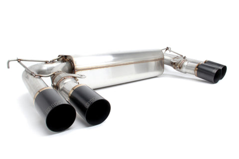 Dinan 15-19 BMW X5 M/X6 M (F85/F86) Free Flow Axleback Exhaust System - Black Tips - D660-0054A-BLK
