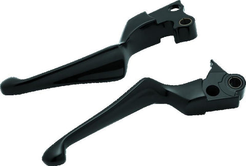 Kuryakyn Boss Blades Lever Set 96-Up Cable Gloss Black - 1847