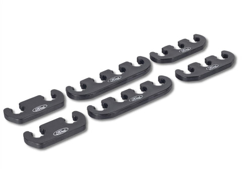 Ford Racing Wire Dividers 4 to 3 to 2 - Black w/ White Ford Logo - 302-641