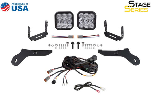 Diode Dynamics 17-20 Ford Raptor SS5 Bumper Bracket Kit - DD7343P