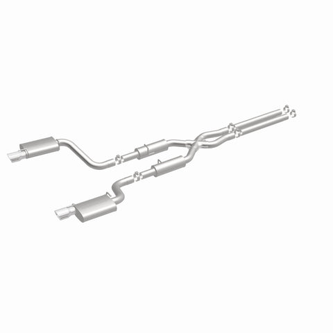 MagnaFlow 11-12 Dodge Charger SRT-8 Hemi Dual Split Rear Exit Stainless Cat-Back Performance Exhaust - 15494