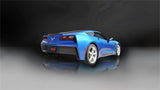 Corsa 2014 Corvette C7 Coupe 6.2L V8 AT/MT 2.75in Valve-Back Dual Rear Exit Black Sport Exhaust - 14764BLK
