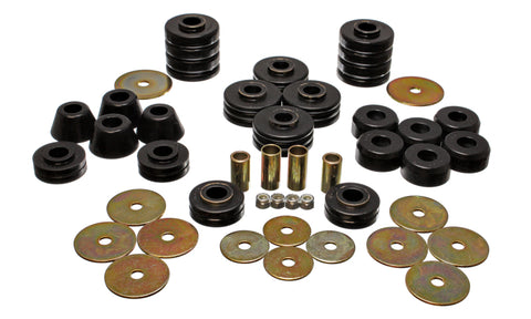 Energy Suspension 73-95 K5 Blazer Black Body(cab) Mount Set - 3.4105G