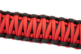 Fishbone Offroad 97-06 Jeep Wrangler Paracord Door Handles - Black/Red - FB55286