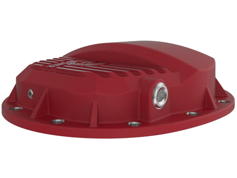 aFe Pro Series GMCH 9.5 Rear Diff Cover Red w/ Machined Fins 19-20 GM Silverado/Sierra 1500 - 46-71140R