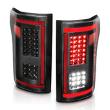 ANZO 15-17 Ford F-150 LED Taillights Black w/ Sequential - 311293