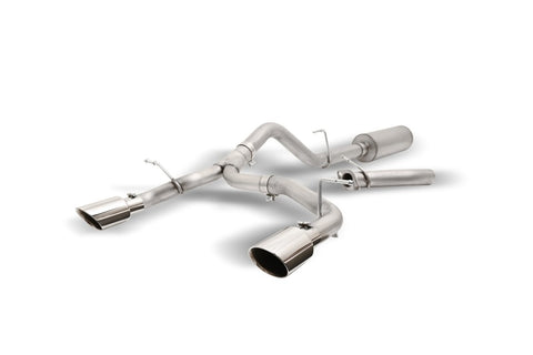 Gibson 21-22 Ford Bronco 4DR Cat-Back Dual Split Exhaust - Stainless - 69551