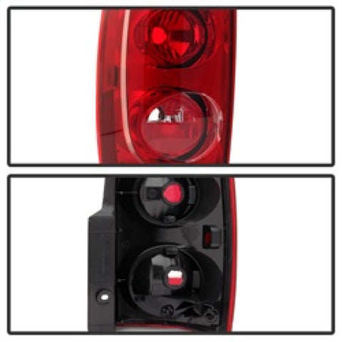 xTune GMC Yukon Xl 1500/2500 2007-2012 Driver Side Tail Lights - OEM Left ALT-JH-GYXL07-OE-L - 9032028