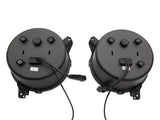 Raxiom 18-22 Jeep Wrangler JL/ JT 9-Inch LED Headlights w/ DRL and Halo- Black Housing (Clear Lens) - J137646