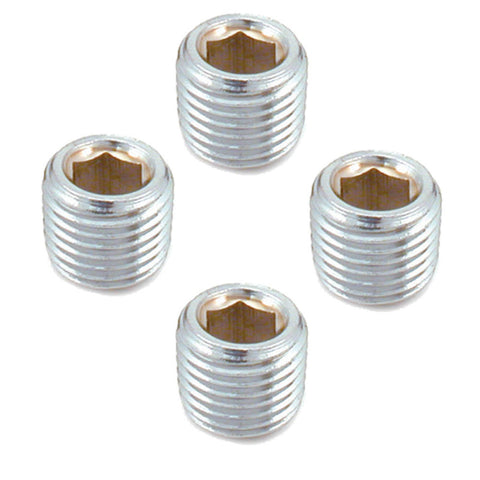 Spectre Pipe Plug 1/4in. NPT - 4 Pack - 6048