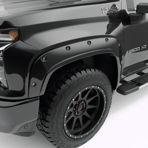 EGR 20-23 Chevrolet Silverado 2500Hd/3500Hd Traditional Bolt-On Look Fender Flares Black Set Of 4 - 791884-GBA
