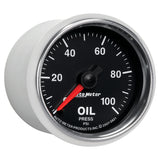 Autometer GS 52mm 0-100 PSI Mechanical Oil Pressure Gauge - 3821