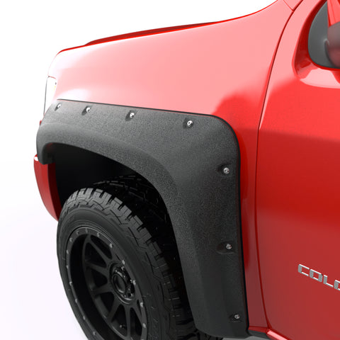 EGR 15-22 Chevrolet Colorado Bolt-On Style Fender Flares - Set - Black - BLF1013