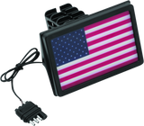 Kuryakyn Freedom Flag LED Hitch Cover Black - 2893
