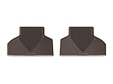 WeatherTech 2014-2015 BMW X5 Rear Rubber Mats - Cocoa - W326CO