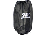 K&N 6.625in Base ID / 5.25in Top ID / 9.5in H Round Tapered Black Drycharger Air Filter Wrap - RC-4780DK