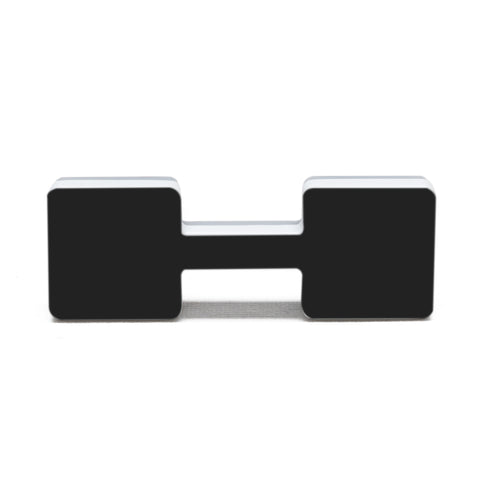 ORACLE Lighting Universal Illuminated LED Letter Badges - Matte Blk Surface Finish - H - 3141-H-001
