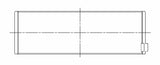 ACL Chrysler 345, 370 ci (5.7L/6.1L) Hemi .25 Oversize High Performance Rod Bearing Set - 8B1808H-.25