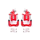 Power Stop 04-08 Acura TSX Rear Red Calipers w/Brackets - Pair - S2068