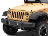 Raxiom 07-18 Jeep Wrangler JK Axial Series LED Headlights- Black Housing (Clear Lens) - J132813