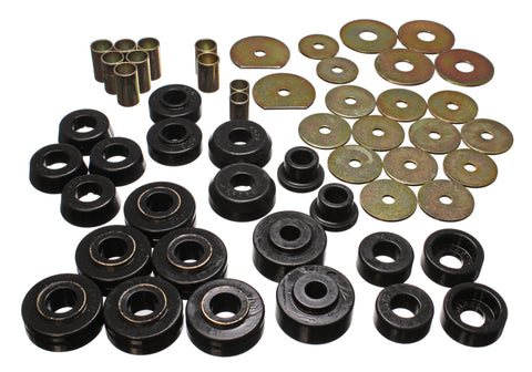 Energy Suspension Chevy Body Mounts - Black - 3.4138G