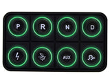 AEM EV 8 Button Keypad CAN Based Programmable Backlighting - 30-8400