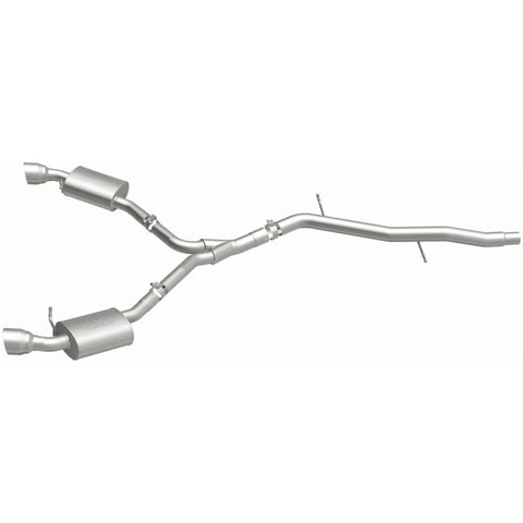 MagnaFlow 18-19 Audi A5 Dual Exit Polished Stainless CatBack Exhaust - 3in Main Piping Diameter - 19390