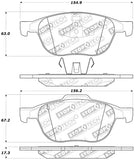 StopTech Performance 04-09 Mazda 3 Front Brake Pads - 309.10440