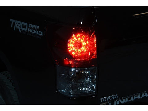 Spyder Toyota Tundra 07-13 LED Tail lights Red Clear ALT-YD-TTU07-LED-RC - 5029607