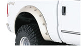 Bushwacker 99-10 Ford F-250 Super Duty Styleside Cutout Style Flares 2pc 98.0/98.6in Bed - Black - 20046-02