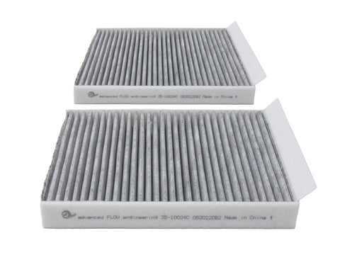 aFe 09-19 BMW 5/6/7 Series Various Models Carbon Cabin Air Filter (Pair) - 35-10024C-MB