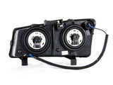 ANZO 2003-2006 Chevrolet Silverado 1500 Crystal Headlights w/ Halo Black - 111212