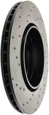 StopTech 11-13 BMW 550i Rear Left Drilled Sport Brake Rotor - 128.34133L