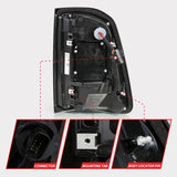 Anzo 19-23 Dodge Ram 1500 Laramie/Rebel/Limited Longhorn Full LED Sequential Signal Black Taillight - 311478