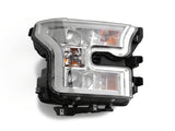 Raxiom 15-17 Ford F-150 Projector Headlights w/ LED Accent- Chrome Housing (Clear Lens) - T542715