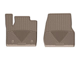 WeatherTech 2017+ Ford F-250/F-350/F-450/F-550 Front Rubber Mats - Tan - W407TN