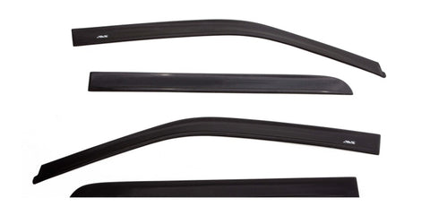 AVS 15-18 Kia Sedona Ventvisor In-Channel Front & Rear Window Deflectors 4pc - Smoke - 194834