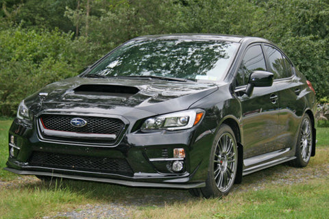 Rally Armor 15-21 Subaru WRX/STI Black UR Mud Flap w/Blue Logo - MF32-UR-BLK/BL