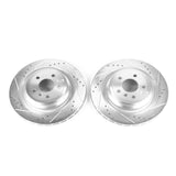 Power Stop 17-18 Mercedes-Benz GLE43 AMG Rear Evolution Drilled & Slotted Rotors - Pair - EBR1453XPR