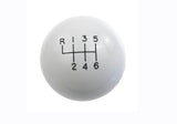 Ford Performance GT350 Shift Knob 6-Speed - White - M-7213-M8SW