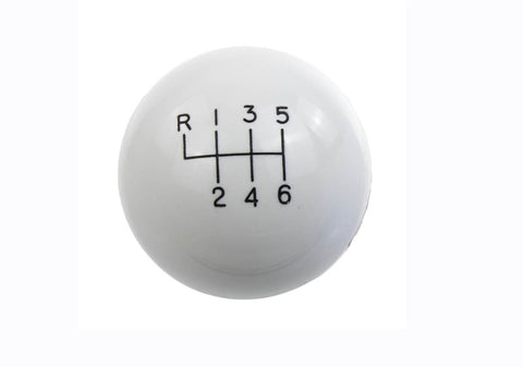 Ford Performance GT350 Shift Knob 6-Speed - White - M-7213-M8SW