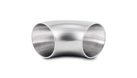 Vibrant 2.5in O.D. T304 SS 90 Deg Mandrel Bend (2.5in Centerline Radius) - 13310