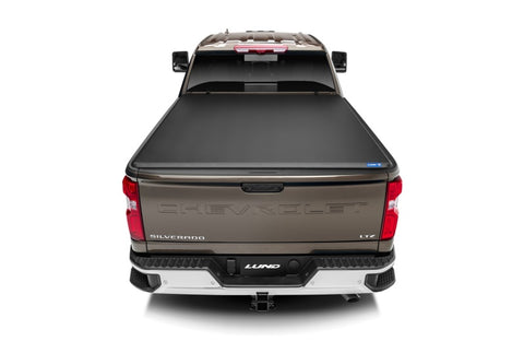 Lund 2020 Chevy Silverado 2500 HD (6.9ft. Bed) Hard Fold Tonneau Cover - Black - 969264