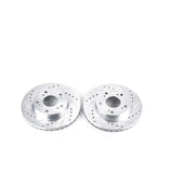Power Stop 02-06 Acura RSX Front Evolution Drilled & Slotted Rotors - Pair - JBR962XPR