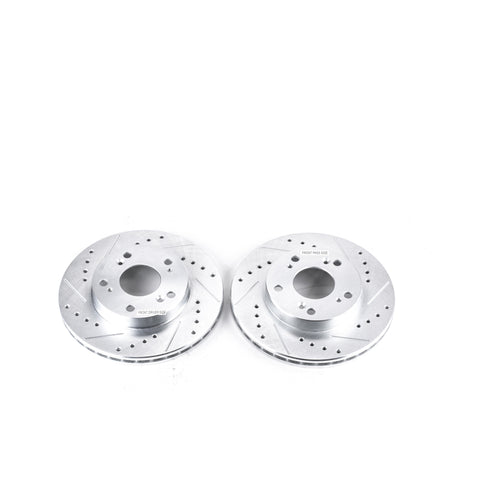 Power Stop 02-06 Acura RSX Front Evolution Drilled & Slotted Rotors - Pair - JBR962XPR