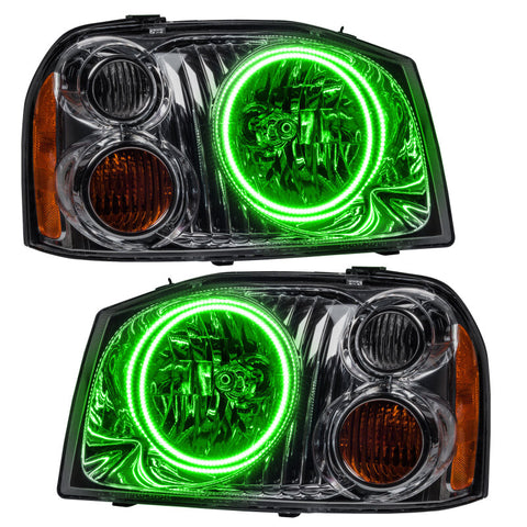 Oracle 01-04 Nissan Frontier SMD HL - Dual Halo - ColorSHIFT w/ Simple Controller - 7178-504