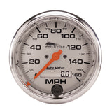 Autometer Pro-Cycle Gauge Speedo 3 3/4in 160 Mph Elec Silver - 19356